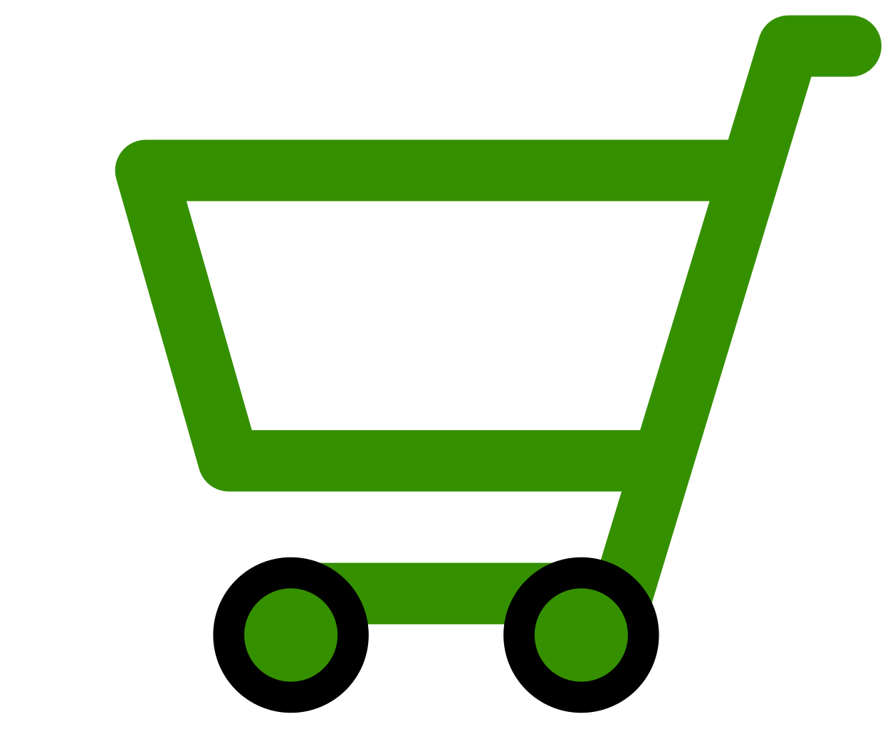 A shopping cart icon