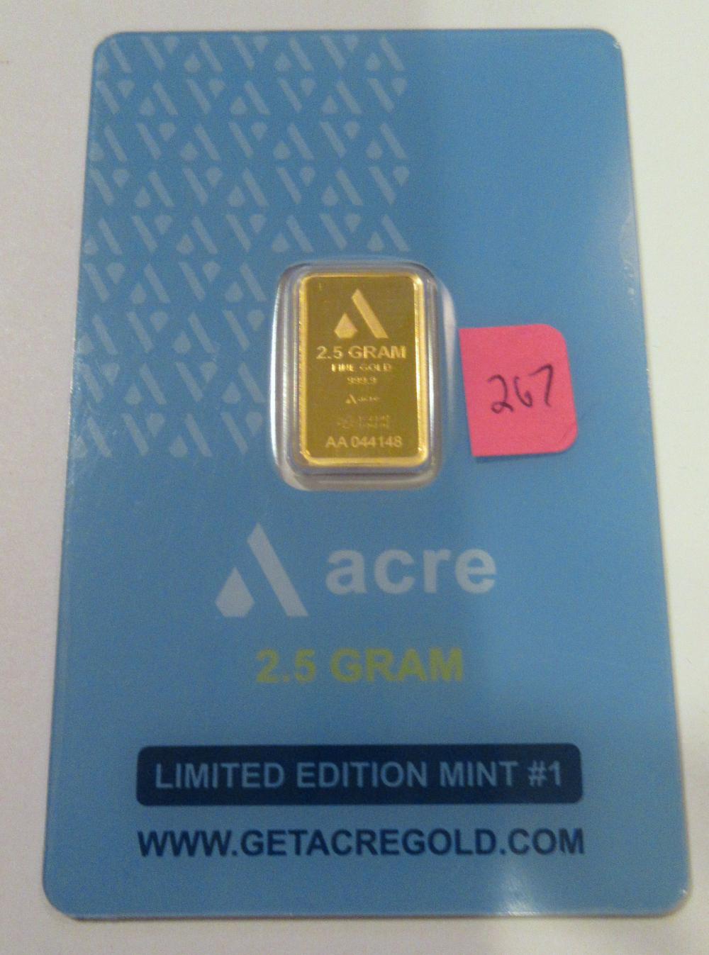 acre gold price