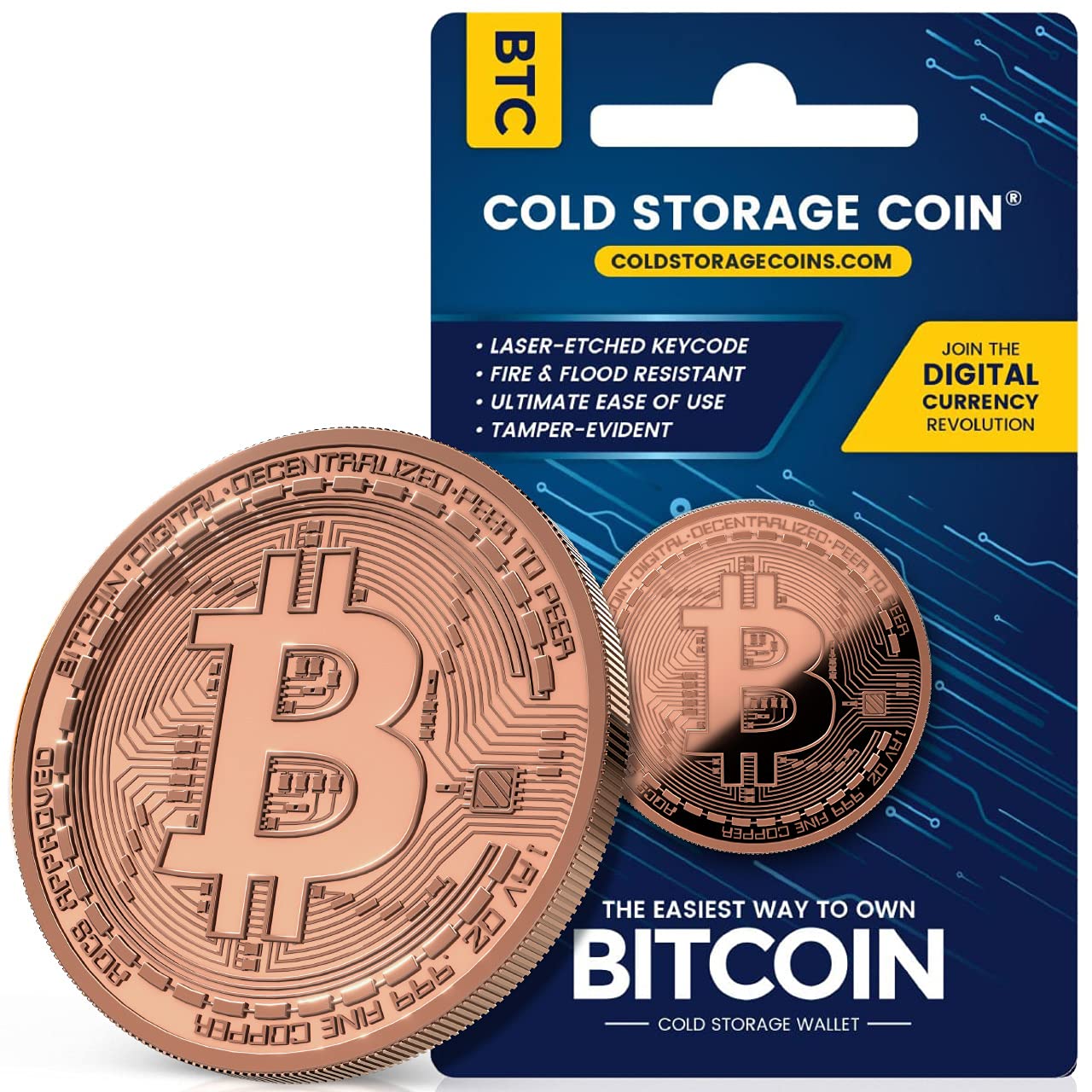 Bitcoin cold storage device