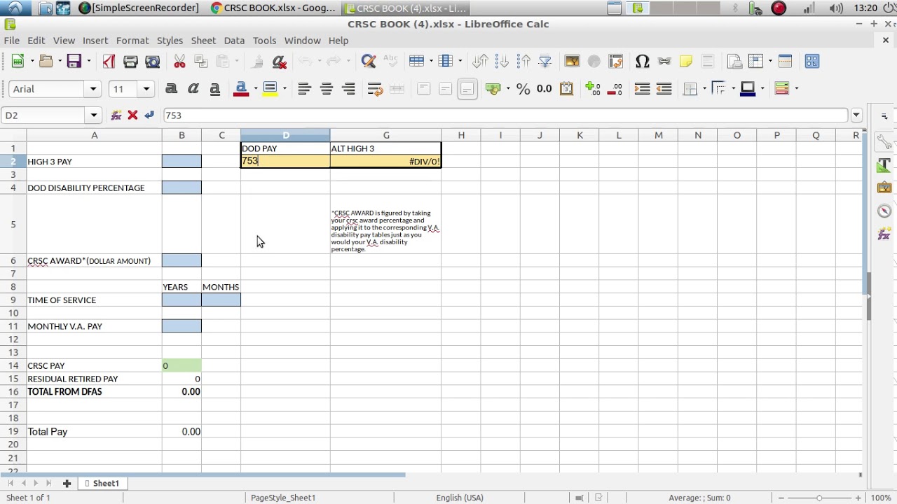 crsc pay calculator