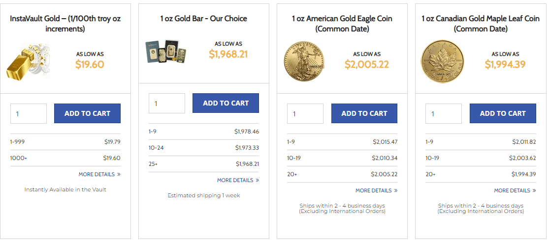gold silver.com review