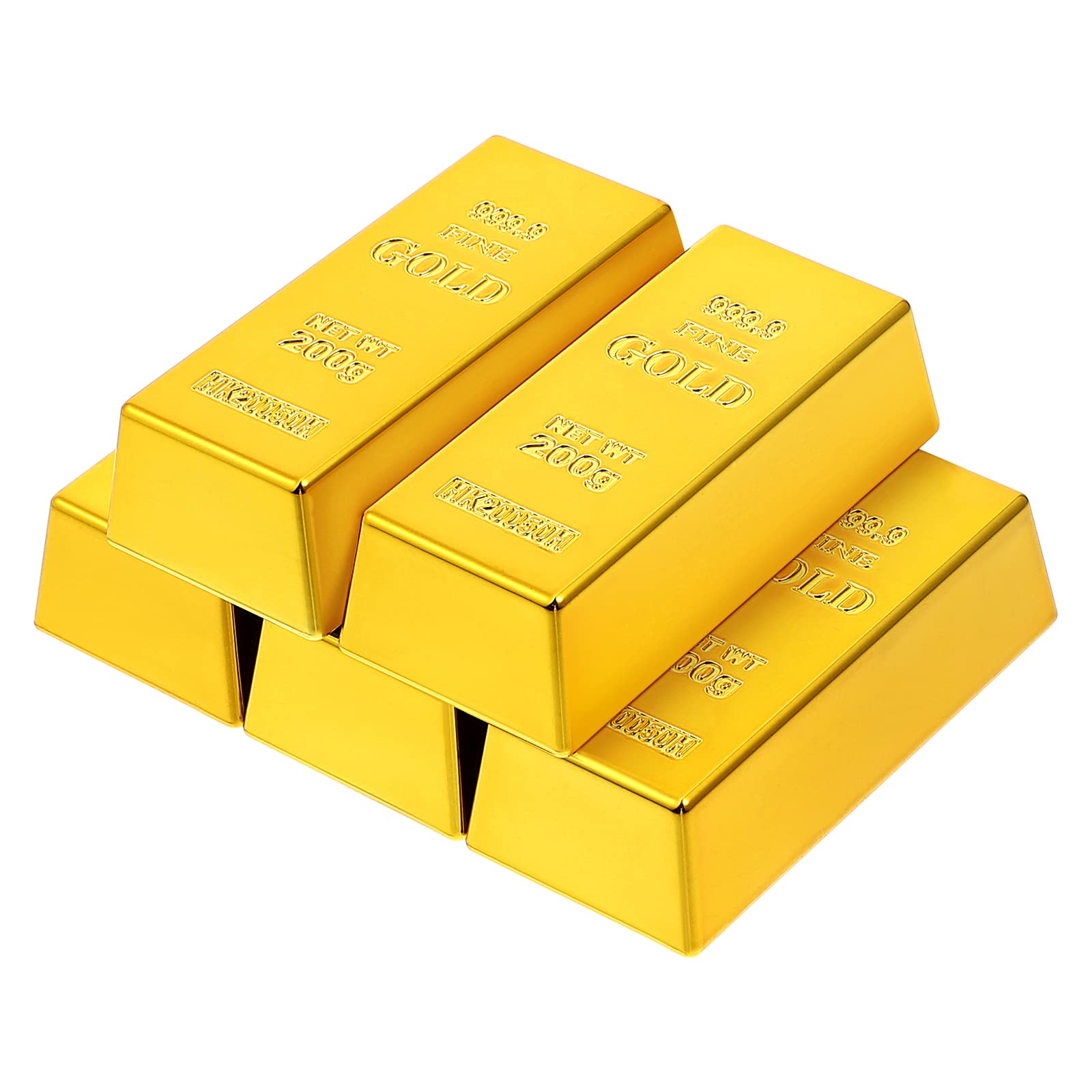 Golden bar or gold bullion