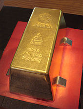 largest gold bar weight