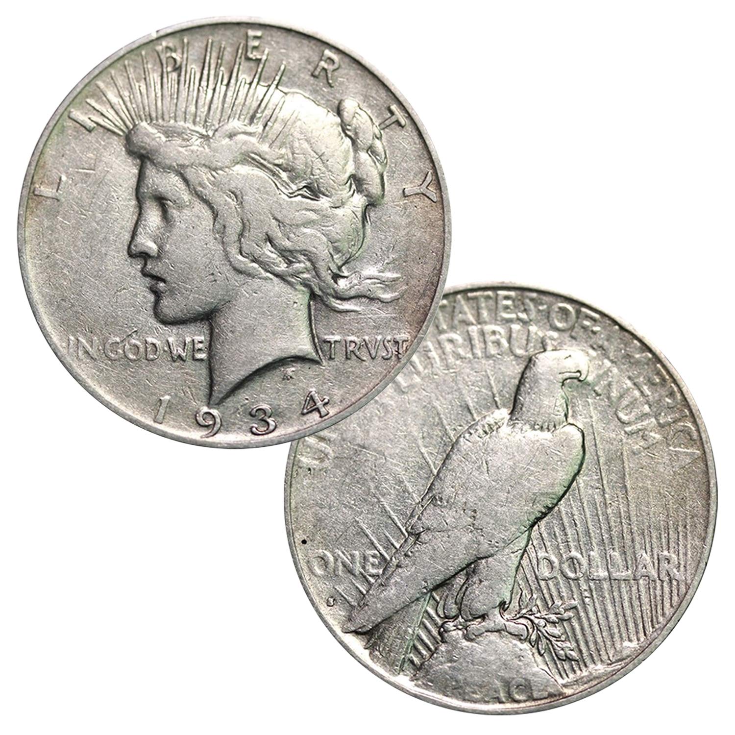 Mint mark on a Silver Peace Dollar