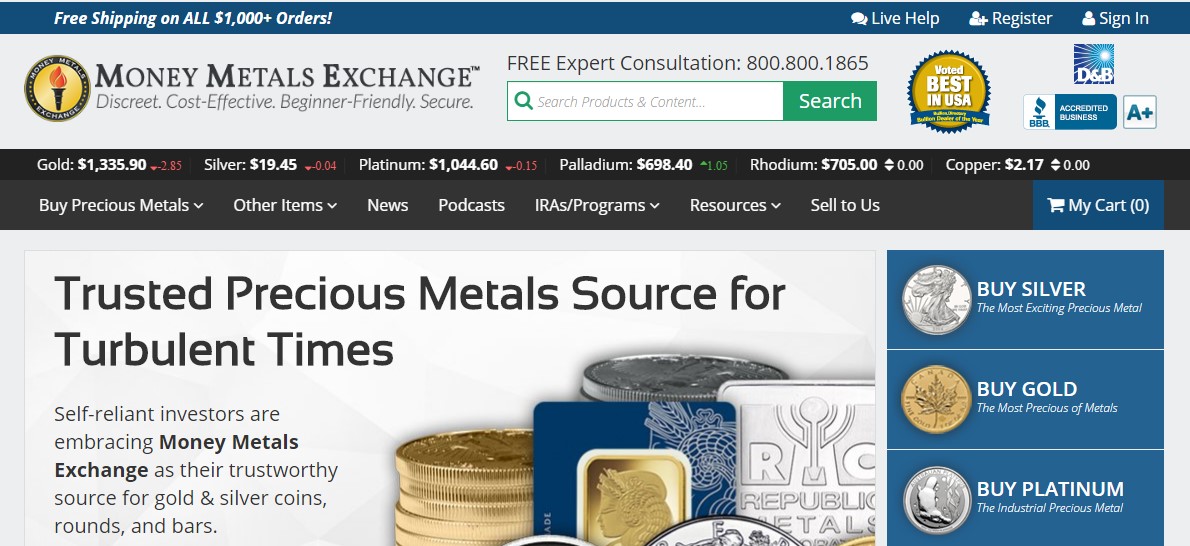 moneymetals com review