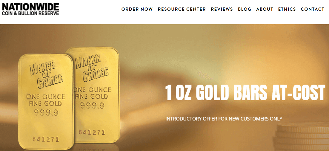 nationwide gold and bullion reserve