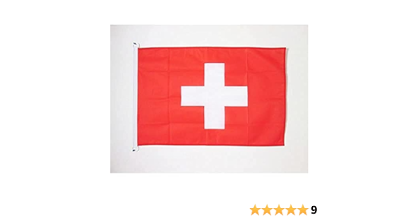 Swiss American flag